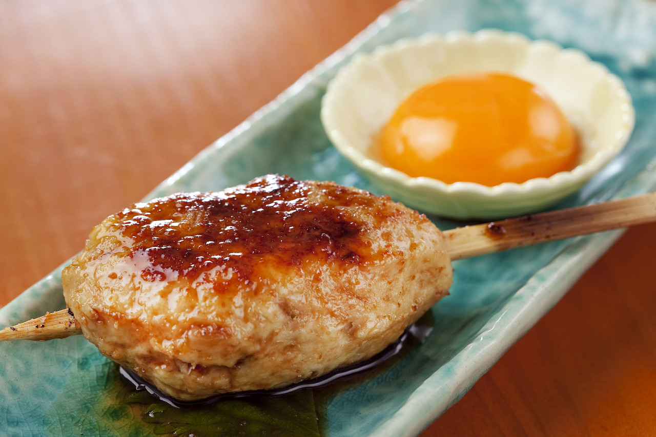 特製つくねと卵黄